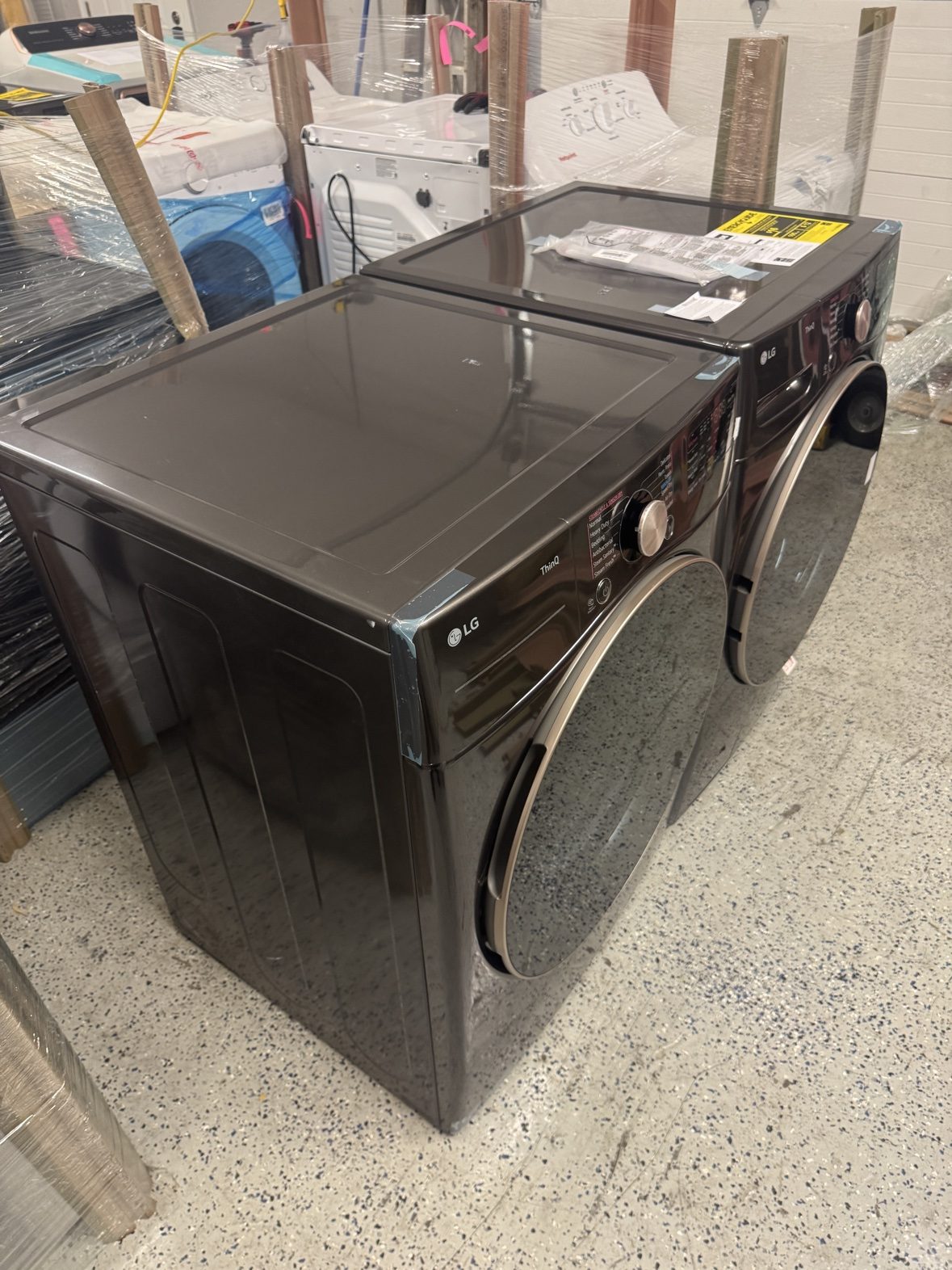 NEW LG Front Load Washer and Dryer Set
